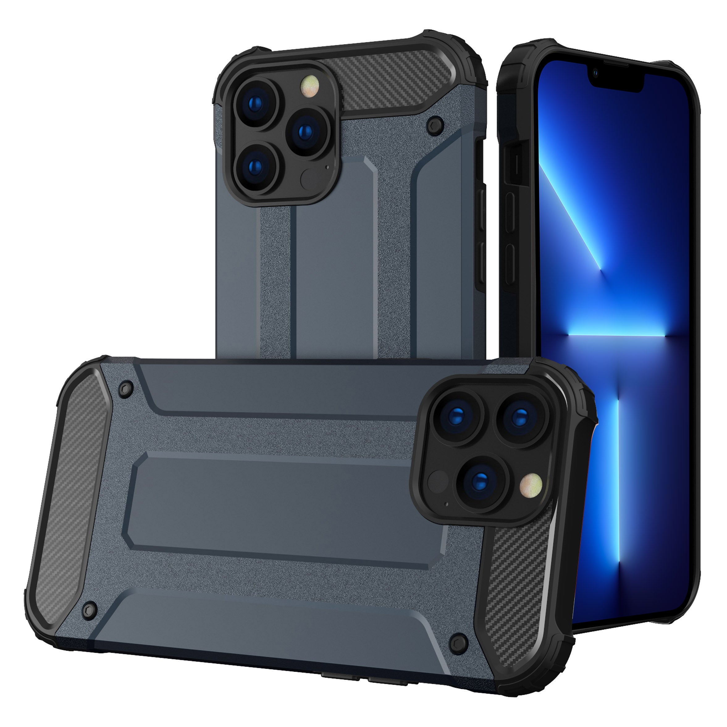 Pro iPhone 13 Pro Max 6,7 palcový Bump Proof Phone Protector Hard PC Back Měkký zadní kryt TPU Pro iPhone 13 Pro Max 6,7 palcový Bump Proof Phone Protector Hard PC Back Měkký zadní kryt TPU